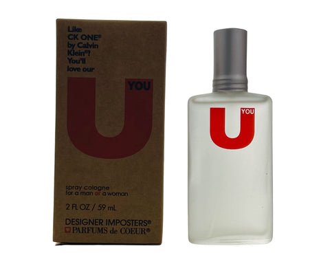 YOU2 - Parfums De Coeur Designer Imposters U You Cologne Unisex - 2 oz / 59 ml - Spray