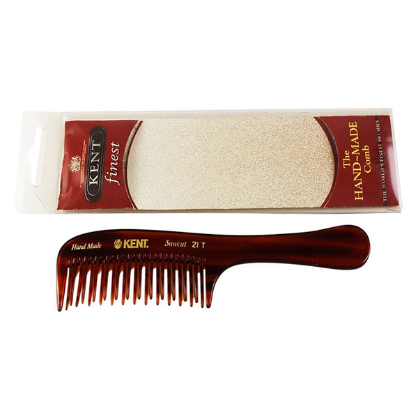 KPC23 - Kent The Hand Made Comb Detangling Comb for Men | 21t