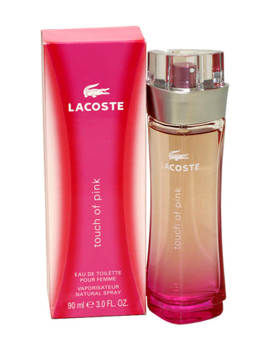 LAC20 - Lacoste Touch Of Pink Eau De Toilette for Women - 3 oz / 90 ml Spray