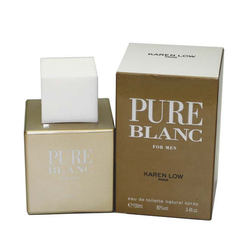 PB34M - Pure Blanc Eau De Toilette for Men - Spray - 3.4 oz / 100 ml