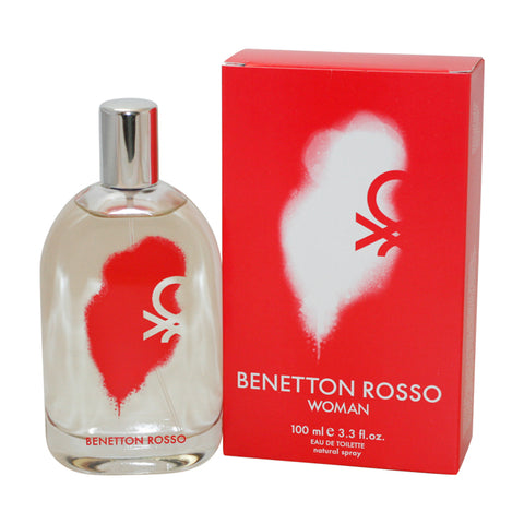 BR33 - Benetton Rosso Eau De Toilette for Women - Spray - 3.3 oz / 100 ml