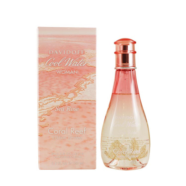 COSR1 - Cool Water Sea Rose Coral Reef Eau De Toilette for Women - Spray - 3.4 oz / 100 ml