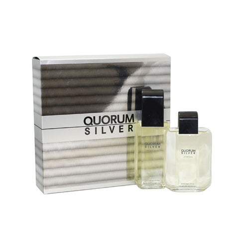 QUS34M - Quorum Silver 2 Pc. Gift Set for Men