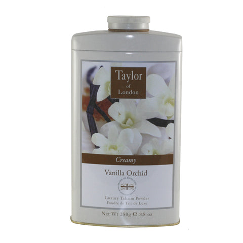 TOVO12 - Taylor Of London Vanilla Orchid Talcum Powder for Women - 8.8 oz / 250 g