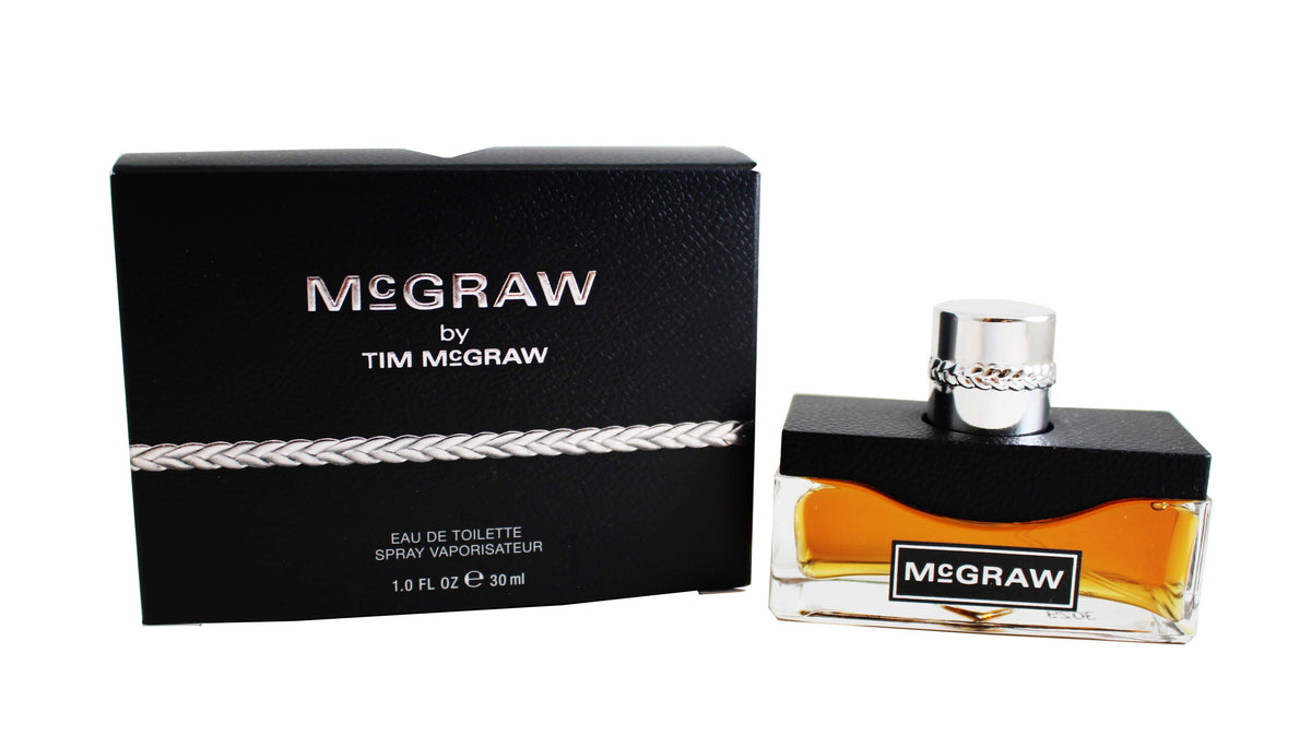 MCGRAW SILVER by TIM MCGRAW EAU DE TOILETTE MENS SPRAY COLOGNE 1.0 hot oz 100% FULL