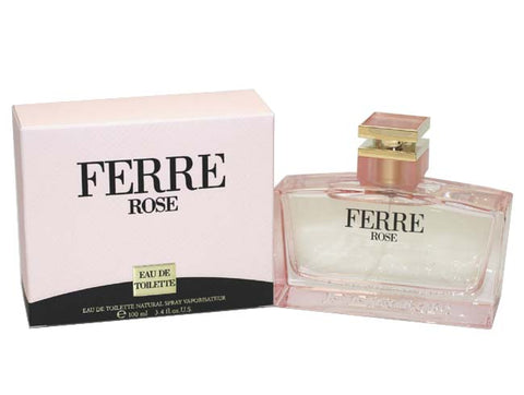 FER34 - Ferre Rose Eau De Toilette for Women - 3.4 oz / 100 ml Spray