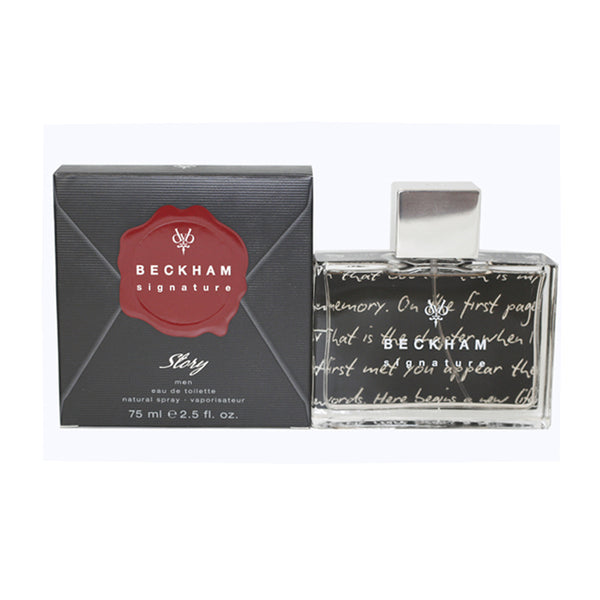 DBS55M - David Beckham Story Eau De Toilette for Men - Spray - 2.5 oz / 75 ml