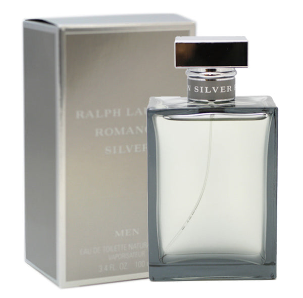 RO47M - Romance Silver Eau De Toilette for Men - Spray - 3.4 oz / 100 ml