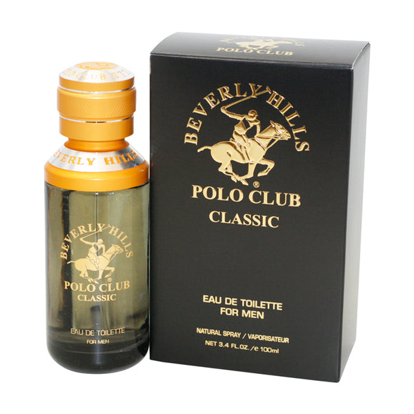 BPC3M - Beverly Hills Polo Club Classic Eau De Toilette for Men - Spray - 3.4 oz / 100 ml