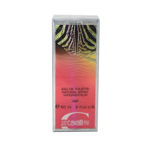 JUS28 - Just Cavalli Pink Eau De Toilette for Women - Spray - 2 oz / 60 ml