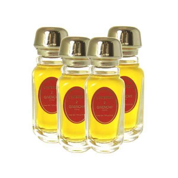LI106 - Givenchy L'interdit 2 Eau De Toilette for Women | 4 Pack - 0.07 oz / 2 ml (mini)