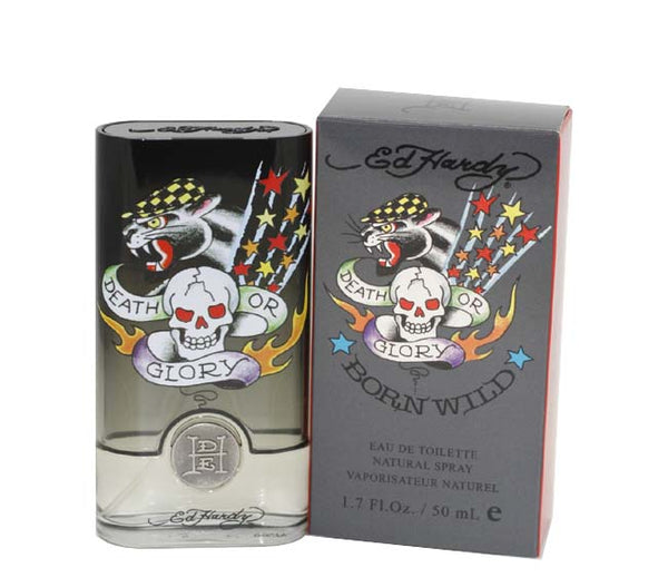 EHB17 - Ed Hardy Born Wild Eau De Toilette for Men - 1.7 oz / 50 ml Spray