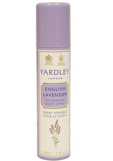 YAR19 - Yardley English Lavender Refreshing Body Spray for Women - 3.4 oz / 100 ml