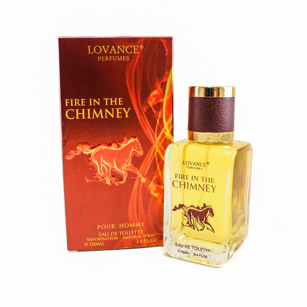 FIC34M - Fire In The Chimney Eau De Toilette for Men - 3.4 oz / 100 ml Spray