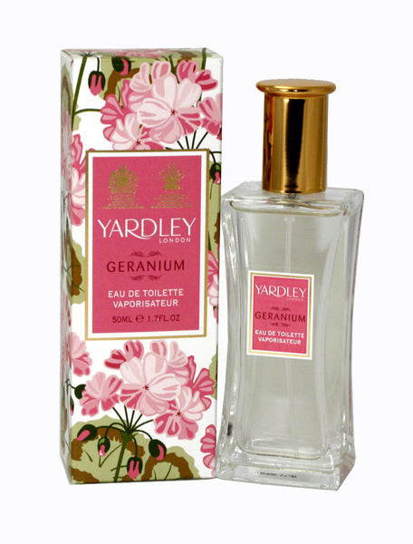 YAG37 - Yardley English Geranium Eau De Toilette for Women - Spray - 1.7 oz / 50 ml