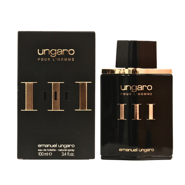 UN74M - Emanuel Ungaro Ungaro Iii Eau De Toilette for Men - 3.4 oz / 100 ml