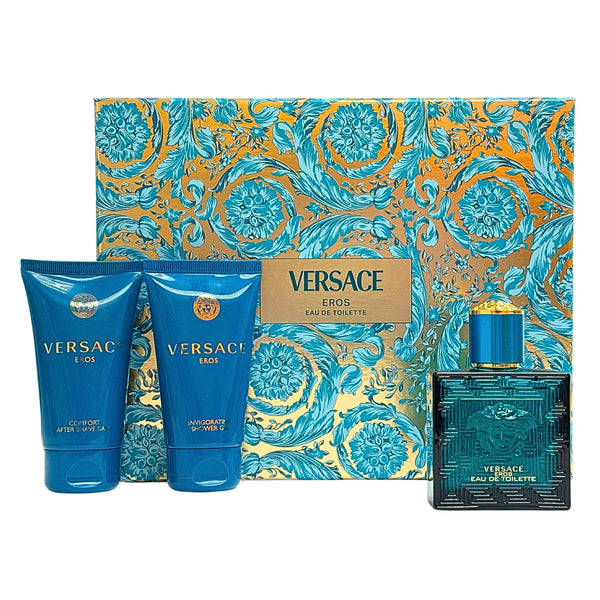 Versace Eros 3 Pc. Gift Set for Men