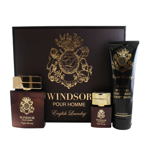 English Laundry Windsor Pour Homme 3 Pc. Gift Set for Men