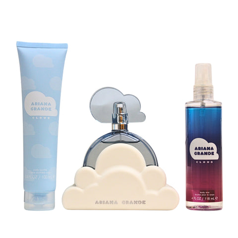 AGCL21 - Ariana Grande Cloud 3 Pc. Gift Set for Women - Body Mist 4 oz + EDP 3.4 oz + Body Soufflé 3.4 oz