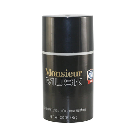 MO637M - Monsieur Musk Deodorant for Men - Stick - 3 oz / 90 g