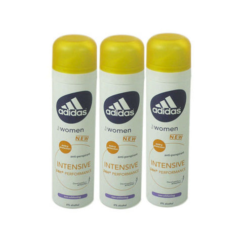 ADD43 - Adidas Intensive Anti-Perspirant for Women - 3 Pack - Spray - 5 oz / 150 ml