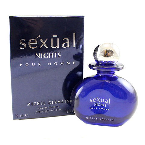 SEXN25M - Sexual Nights Eau De Toilette for Men - 2.5 oz / 75 ml Spray