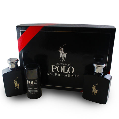 POB32M - Polo Black 2 Pc. Gift Set for Men