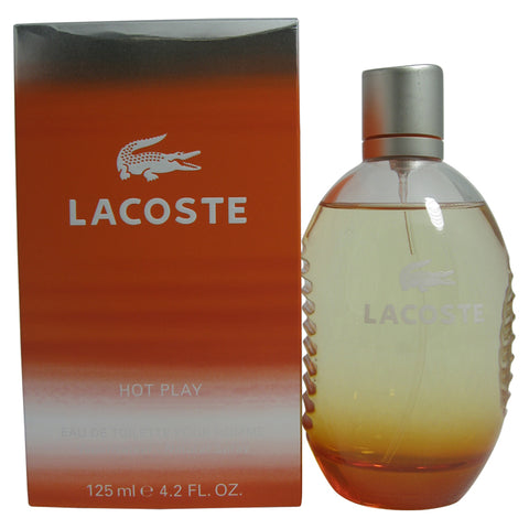 LAC13M - Lacoste Hot Play Eau De Toilette for Men - Spray - 4.21 oz / 125 ml