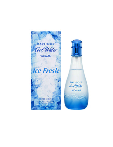 COF52 - Cool Water Ice Fresh Eau De Toilette for Women - Spray - 3.4 oz / 100 ml - Limitied Edition