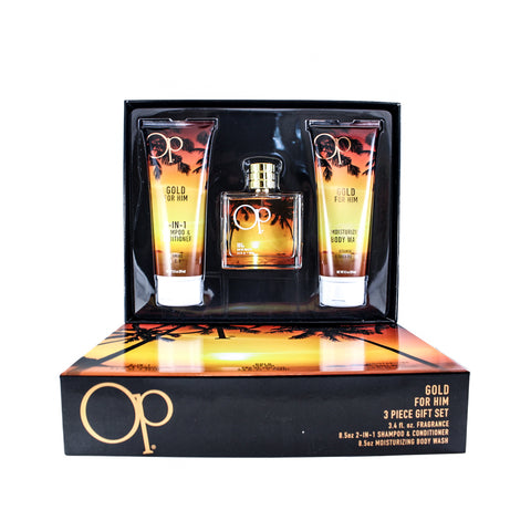 OPG35M - Op Gold 3 Pc. Gift Set for Men