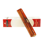 KPC19 - The Hand Made Comb Pocket Comb for Men - Coarse Fine (6.5in) - 5t - 5