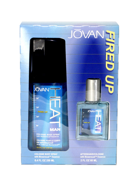 JOV12M - Jovan Heat Man Fired Up 2 Pc. Gift Set for Men
