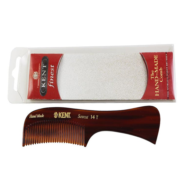 KPC20 - Kent The Hand Made Comb All Course Comb for Men | 6.5 Inches Comb 14t
