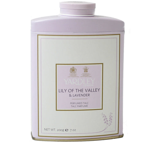 YAV36 - Yardley English Lily Of The Valley & Lavender Talc for Women - 7 oz / 200 g