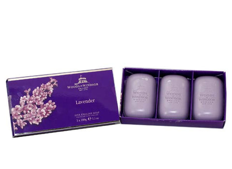 LAV30 - Lavender Soap for Women - 3 Pack - 3.3 oz / 100 g
