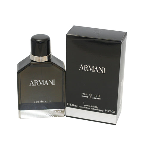 AN18M - Armani Eau De Nuit Eau De Toilette for Men - Spray - 3.4 oz / 100 ml