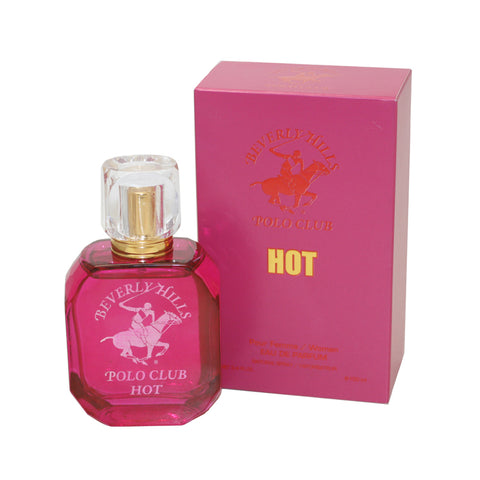 BPH34 - Beverly Hills Polo Club Hot Eau De Parfum for Women - Spray - 3.4 oz / 100 ml