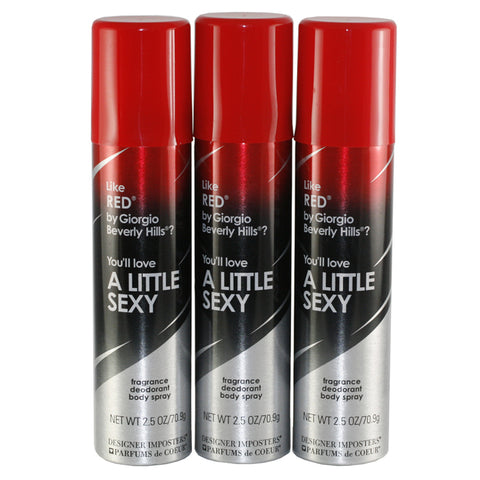 ALS25 - A Little Sexy Deodorant for Women - 3 Pack - 2.5 oz / 75 ml
