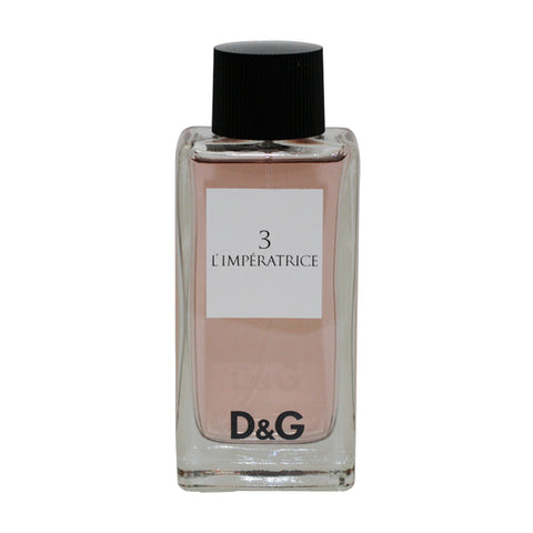 DOLB13T - Dolce & Gabbana D & G 3 L'Imperatrice Eau De Toilette for Women Spray - 3.3 oz / 100 ml - Tester