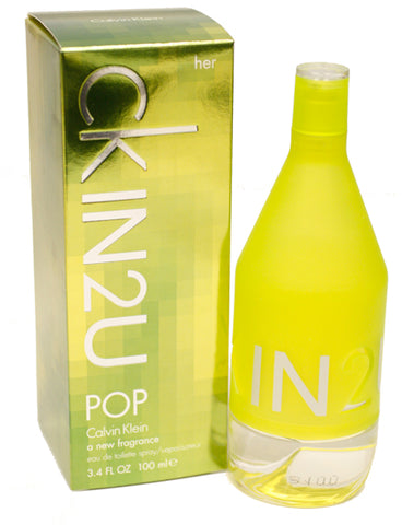 CKP132 - Ck In2U Pop Eau De Toilette for Women - Spray - 3.4 oz / 100 ml