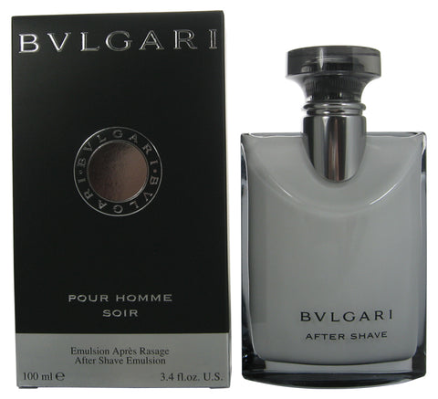 BVS14M - Bvlgari Pour Homme Soir Aftershave for Men - Balm - 3.4 oz / 100 ml