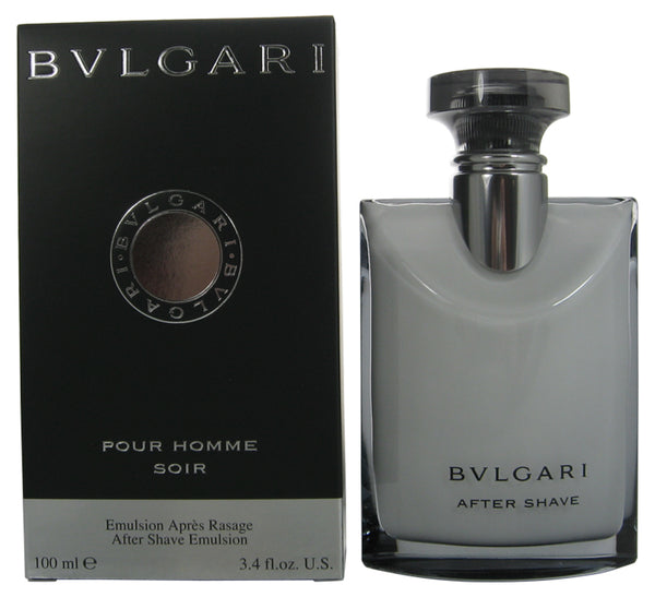 BVS14M - Bvlgari Pour Homme Soir Aftershave for Men - Balm - 3.4 oz / 100 ml