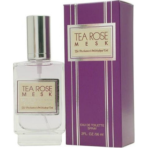 TEA12 - Tea Rose Mesk Eau De Toilette for Women - Spray - 2 oz / 60 ml