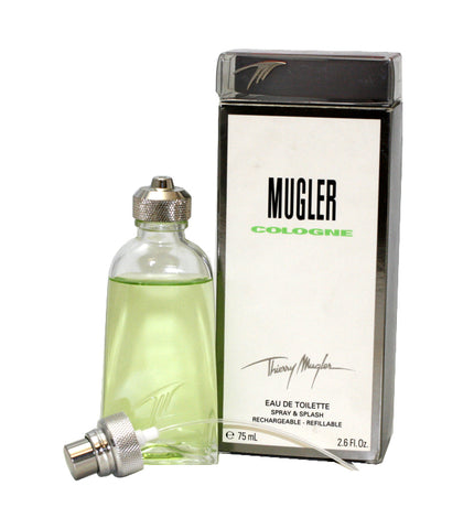 CO120 - Cologne Mugler Eau De Toilette for Men - Splash - 2.6 oz / 75 ml - Refillable
