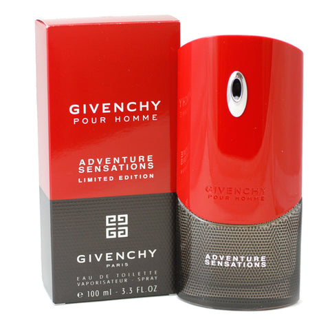 GPAS52M - Adventure Sensations Givenchy Eau De Toilette for Men - Spray - 3.3 oz / 100 ml
