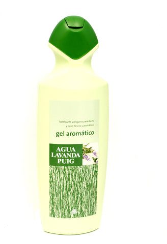 AQU5M - Agua Lavanda Puig Shower Gel for Men - 25.5 oz / 750 ml