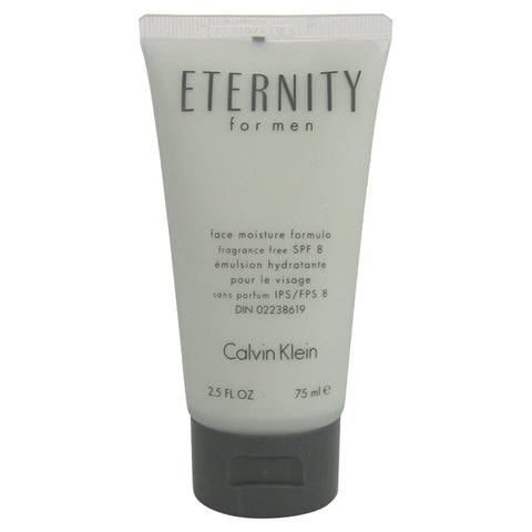 ET116M - Calvin Klein Eternity Face Moisturizer for Men | 2.5 oz / 75 ml - Fragrance Free - SPF 8 - Unboxed