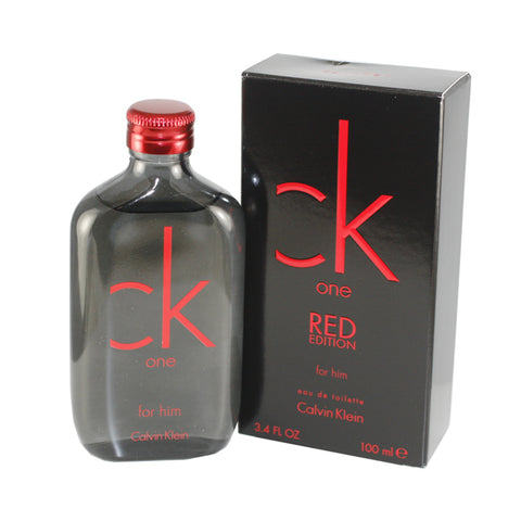 CKR34M - Ck One Red Eau De Toilette for Men - 3.4 oz / 100 ml Spray