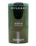 BV15U - Bvlgari Aqva Pour Homme Shampoo & Shower Gel for Men - 6.8 oz / 200 ml - Unboxed