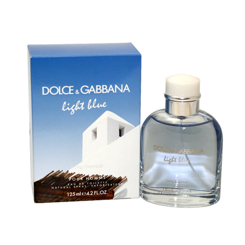 DGS42M - Dolce & Gabbana Dolce & Gabbana Light Blue Living Stromboli Eau De Toilette for Men 4.2 oz / 125 ml Spray